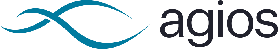 Agios logo on transparent background image.