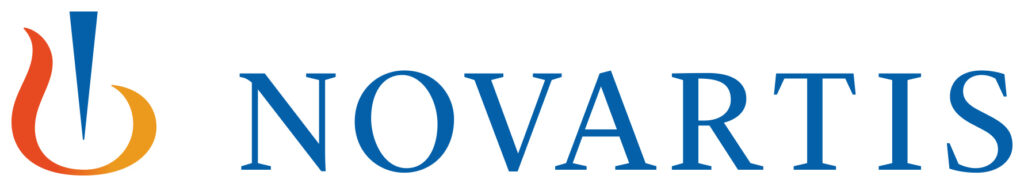 Novartis logo on Living Rare site.